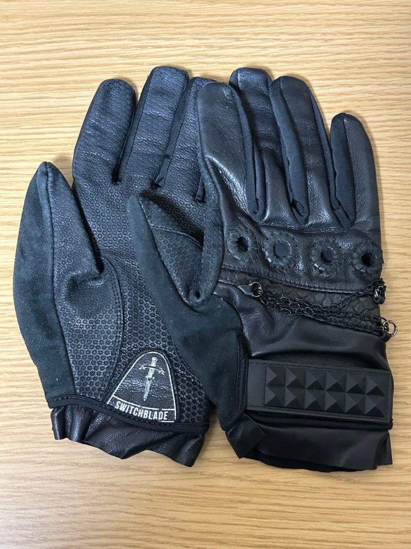 SWITCHBLADE チェーンレザーグローブ
