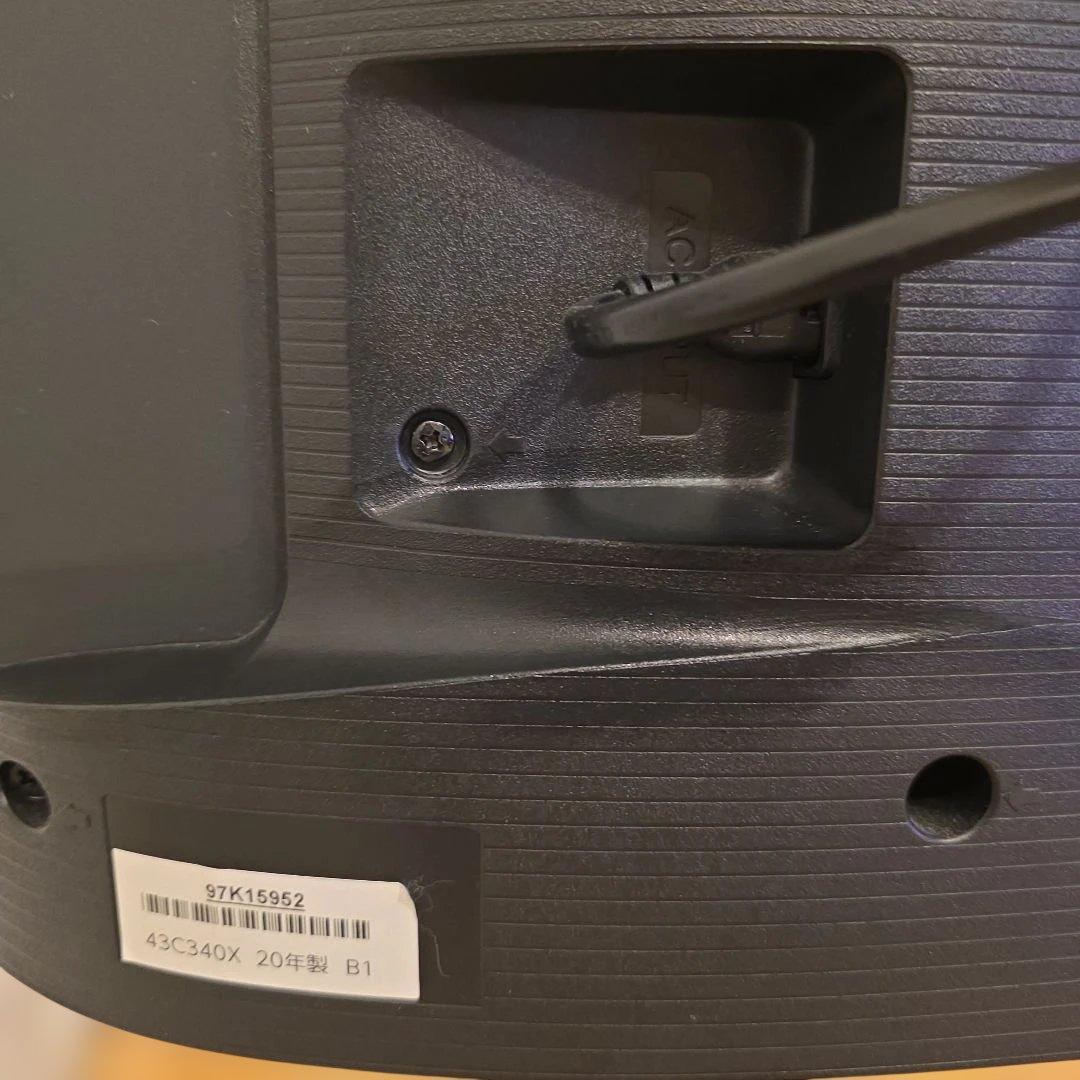 TOSHIBA REGZA 43インチ 2020年製　23