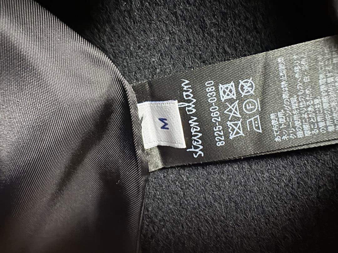 steven alan ステンカラーコート　ブラック　M