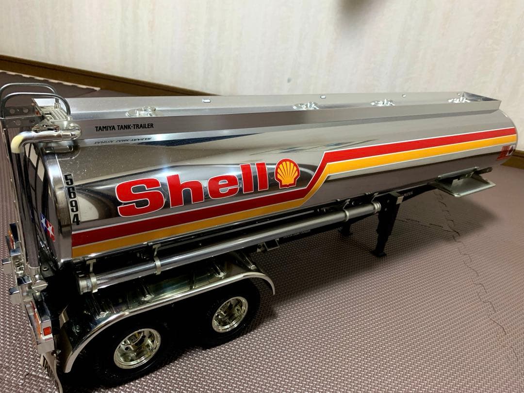 【美品】タミヤ　1/14 トレーラー　SHELL タンクローリー