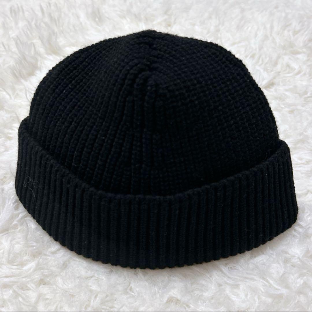 ✨美品✨メゾン・マルジェラ ニット帽 4ステッチ ビーニー マルタン M 黒