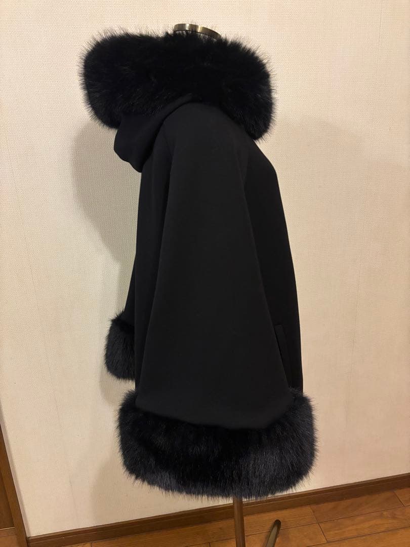 スコットクラブ、ヤマダヤ、FENNEL ファー付きポンチョ・ケープコート