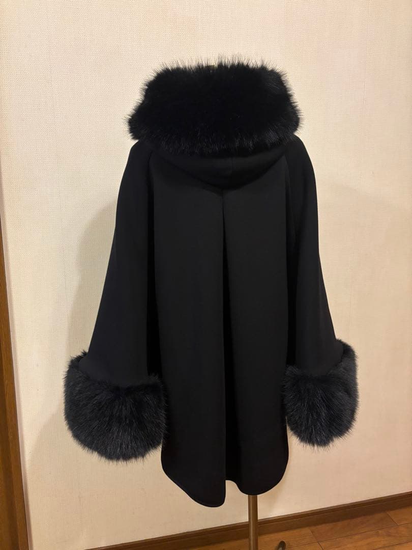 スコットクラブ、ヤマダヤ、FENNEL ファー付きポンチョ・ケープコート