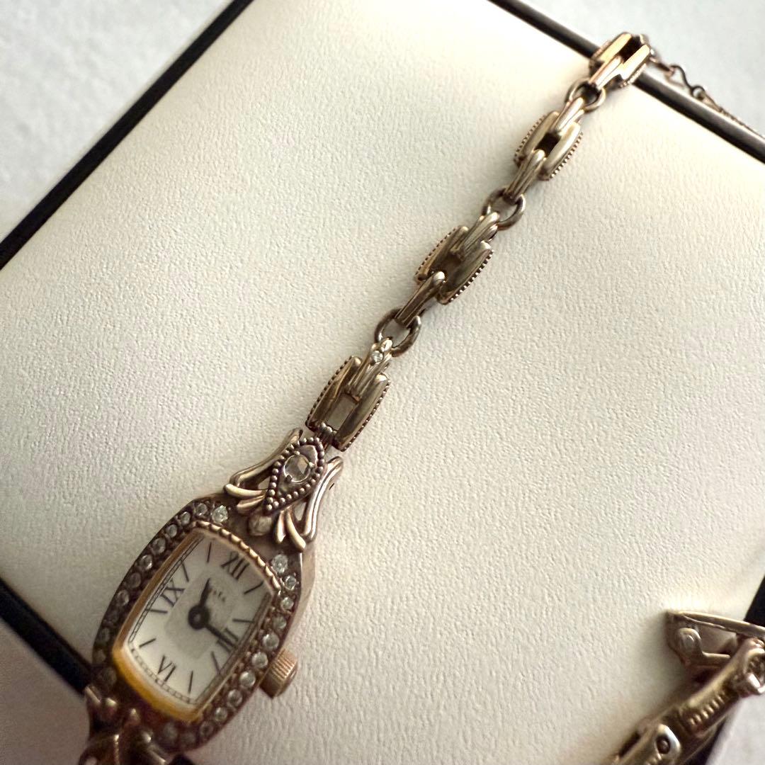 アガット ジュエリーウォッチ ダイヤモンド 0.13ct シルバー 限定 廃盤