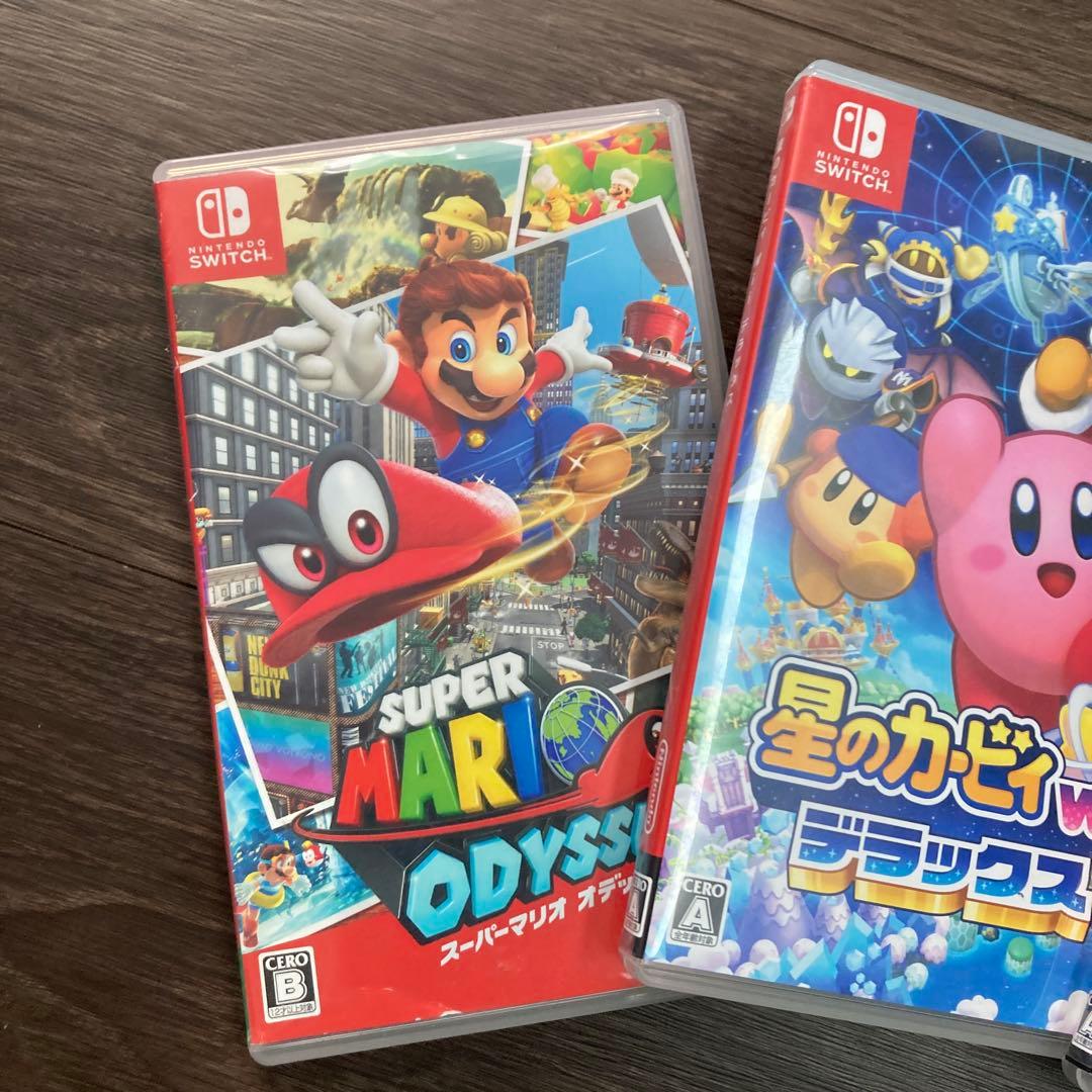 スーパーマリオオデッセイ・星のカービィ・ペーパーマリオセット ソフト3つセット