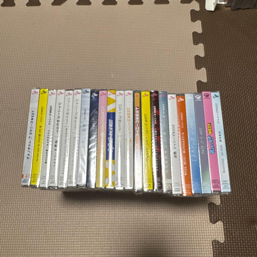 新品未開封　WEST..(ジャニーズWEST)CDシングル22枚初回盤B