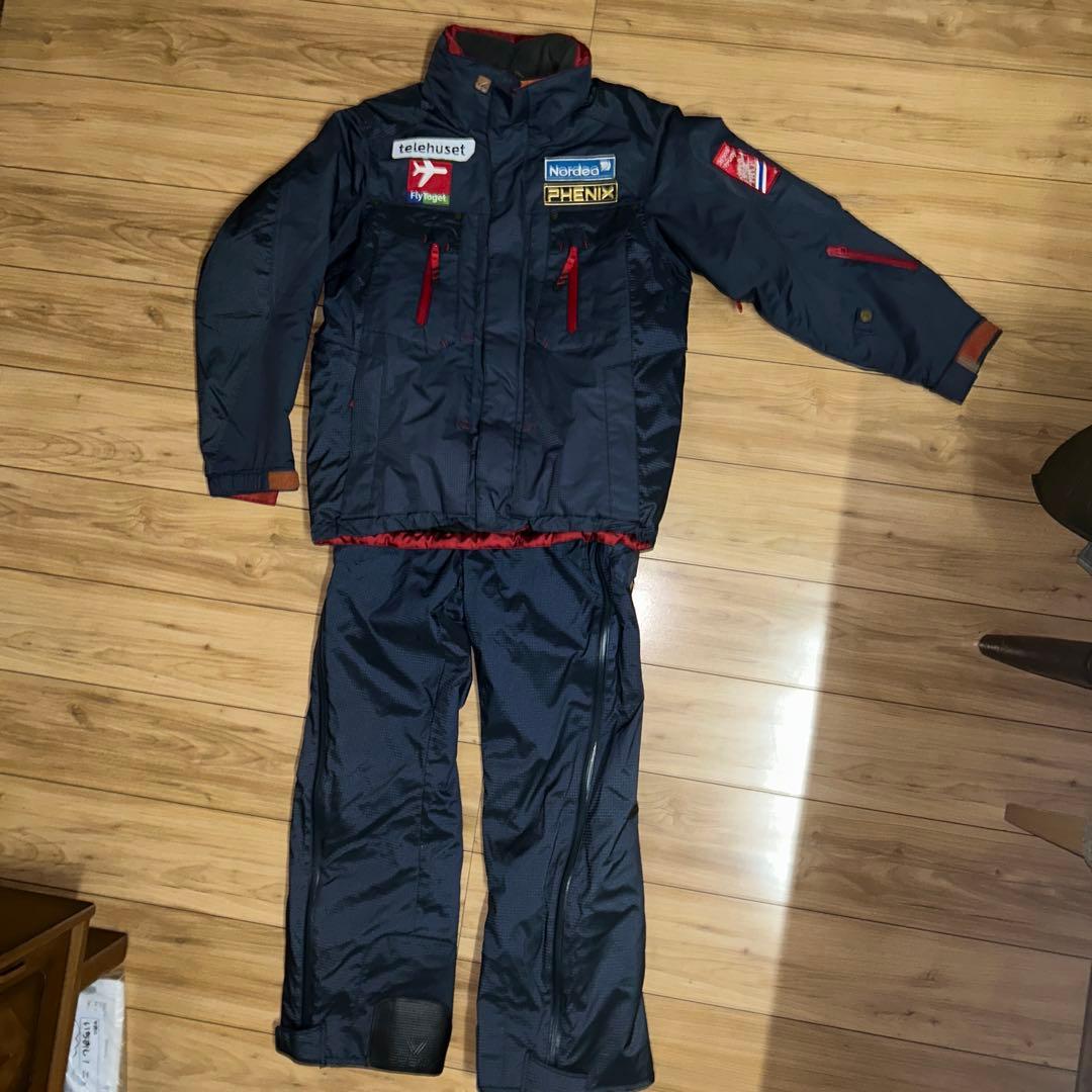 phenix スキーウェア　上下セット　ノルウェー代表モデル　ネイビー