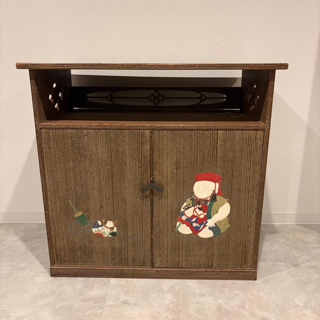 和製アンティーク　東京銀座　鷲塚高等箪笥店　桐箪笥