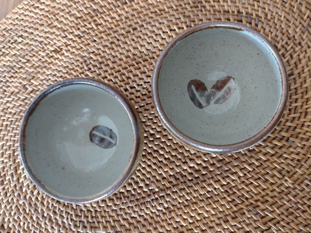 工房十鶴 コーヒー豆柄2個セット