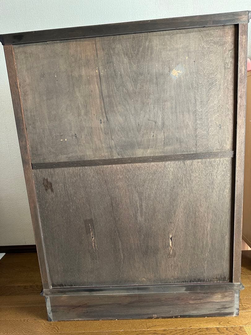 売約済みですキャビネット　木製　ブラック　アンティーク