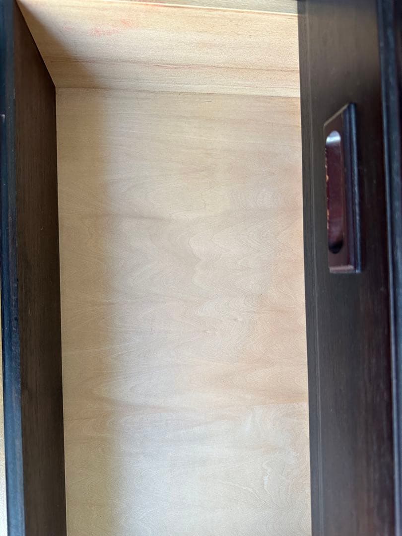 売約済みですキャビネット　木製　ブラック　アンティーク