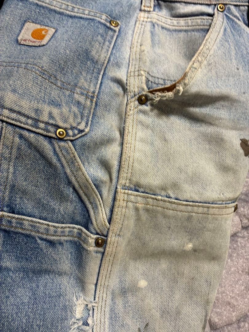 Carhartt ダブルニー　デニム　w30 usa