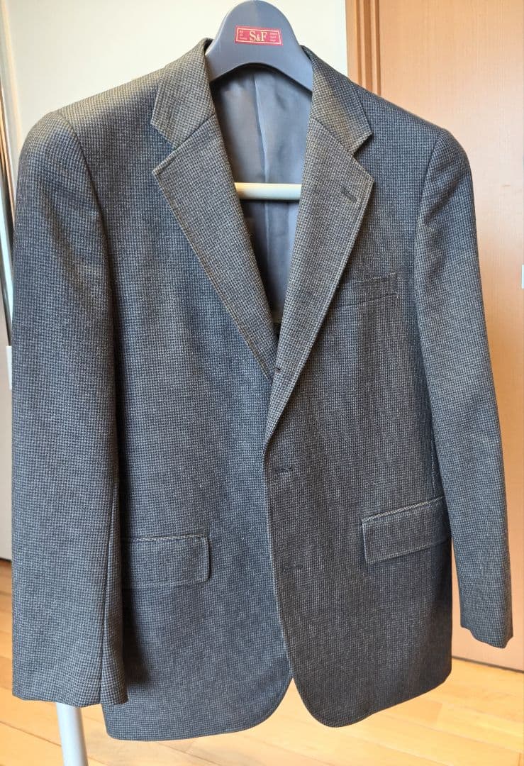 Jpress Jプレス ピンチェック柄 スーツジャケットA7
