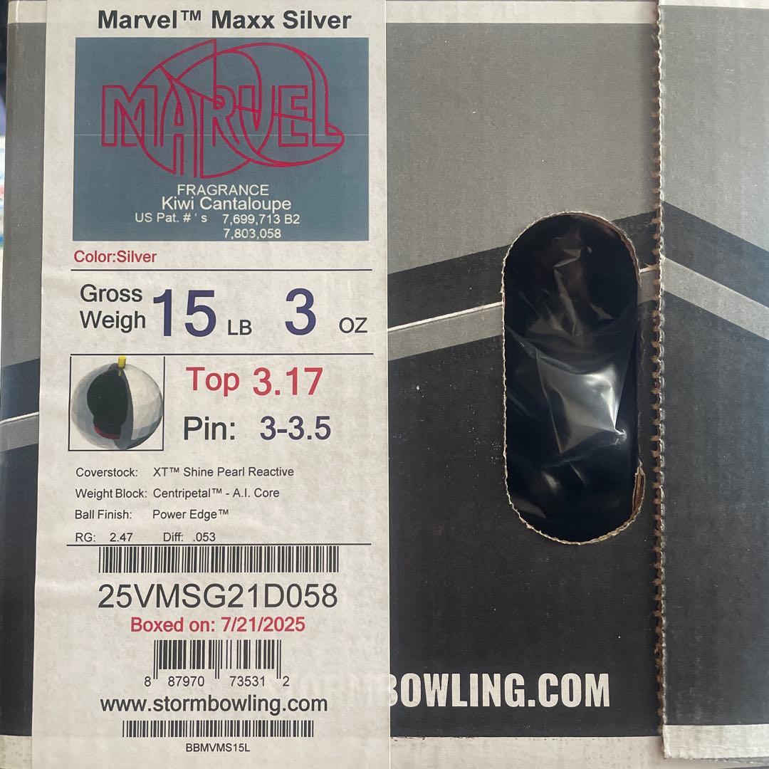 STORM MARVEL MAXX silver 15ポンド