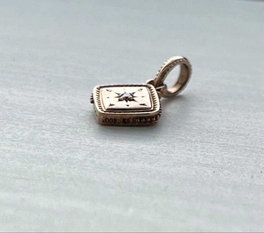 アガット　agete k5ダイヤモンドチャーム