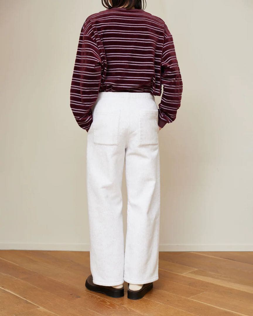 トップス pheeny 2025Velvet border L/S - burgundy