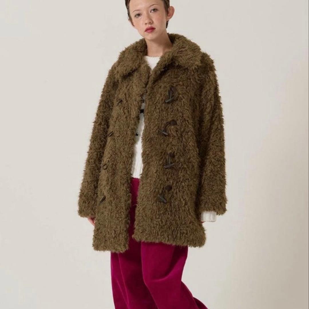 TINA：JOJUN フェイクファー ダッフルコート