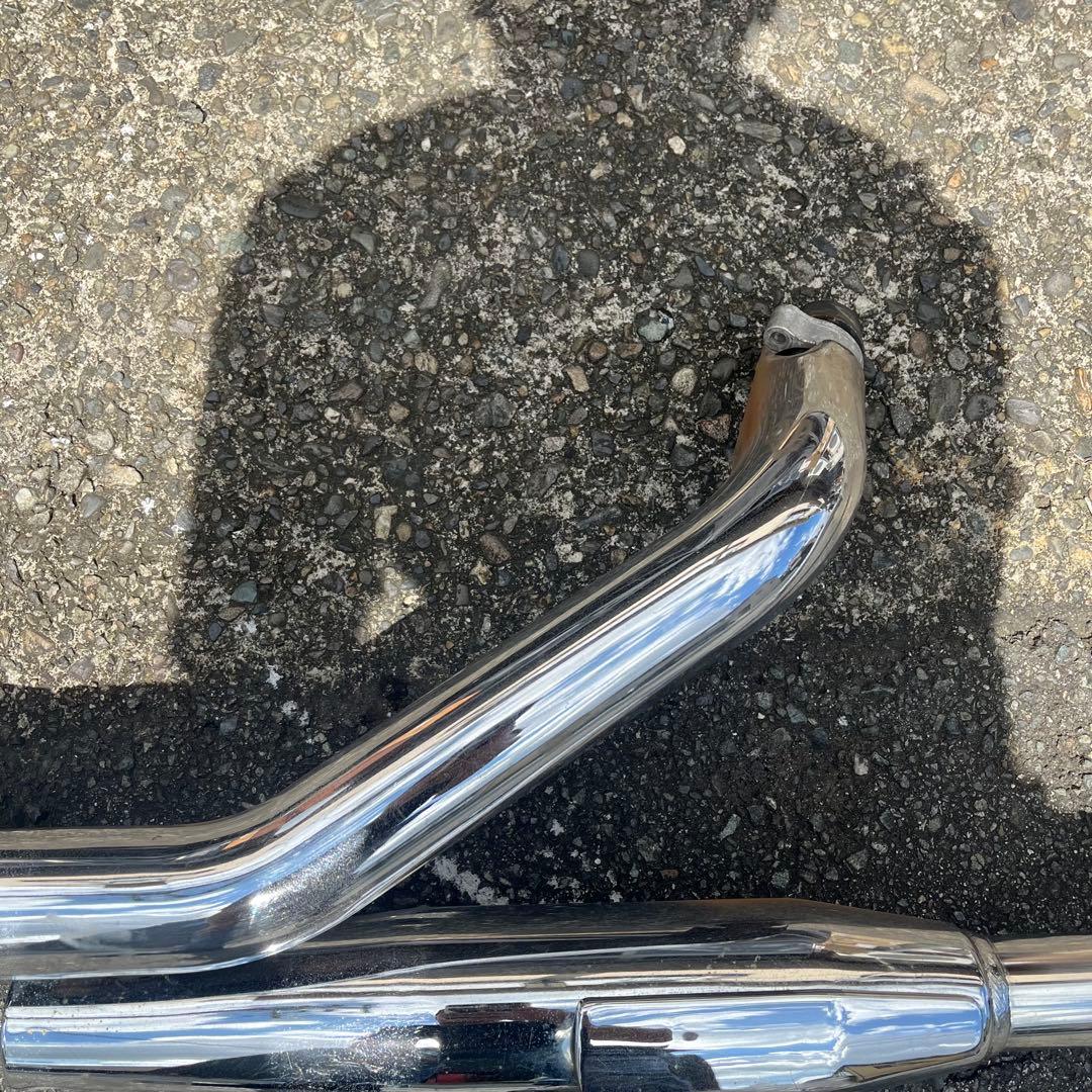 スティード400取り外し　純正マフラー　中古