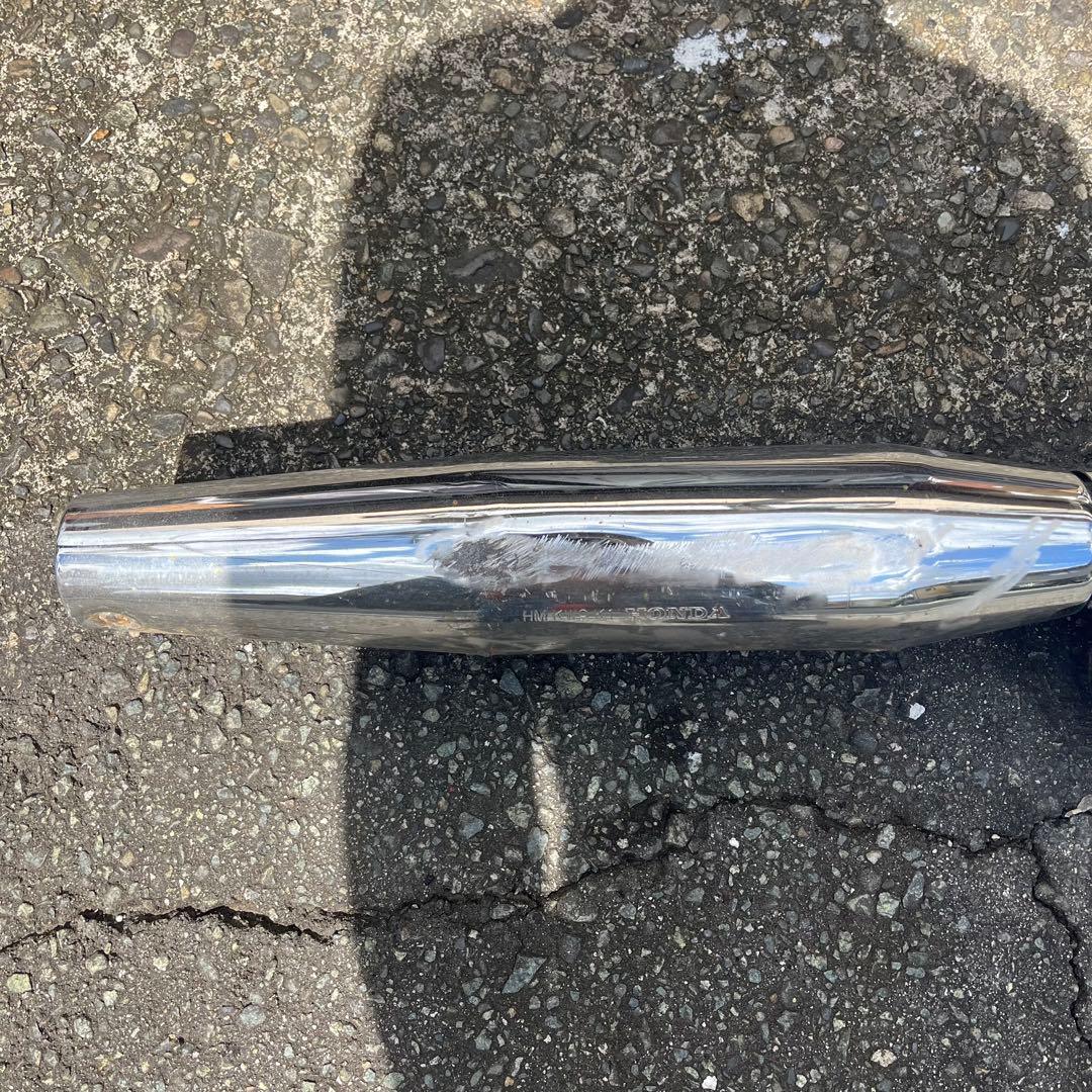 スティード400取り外し　純正マフラー　中古