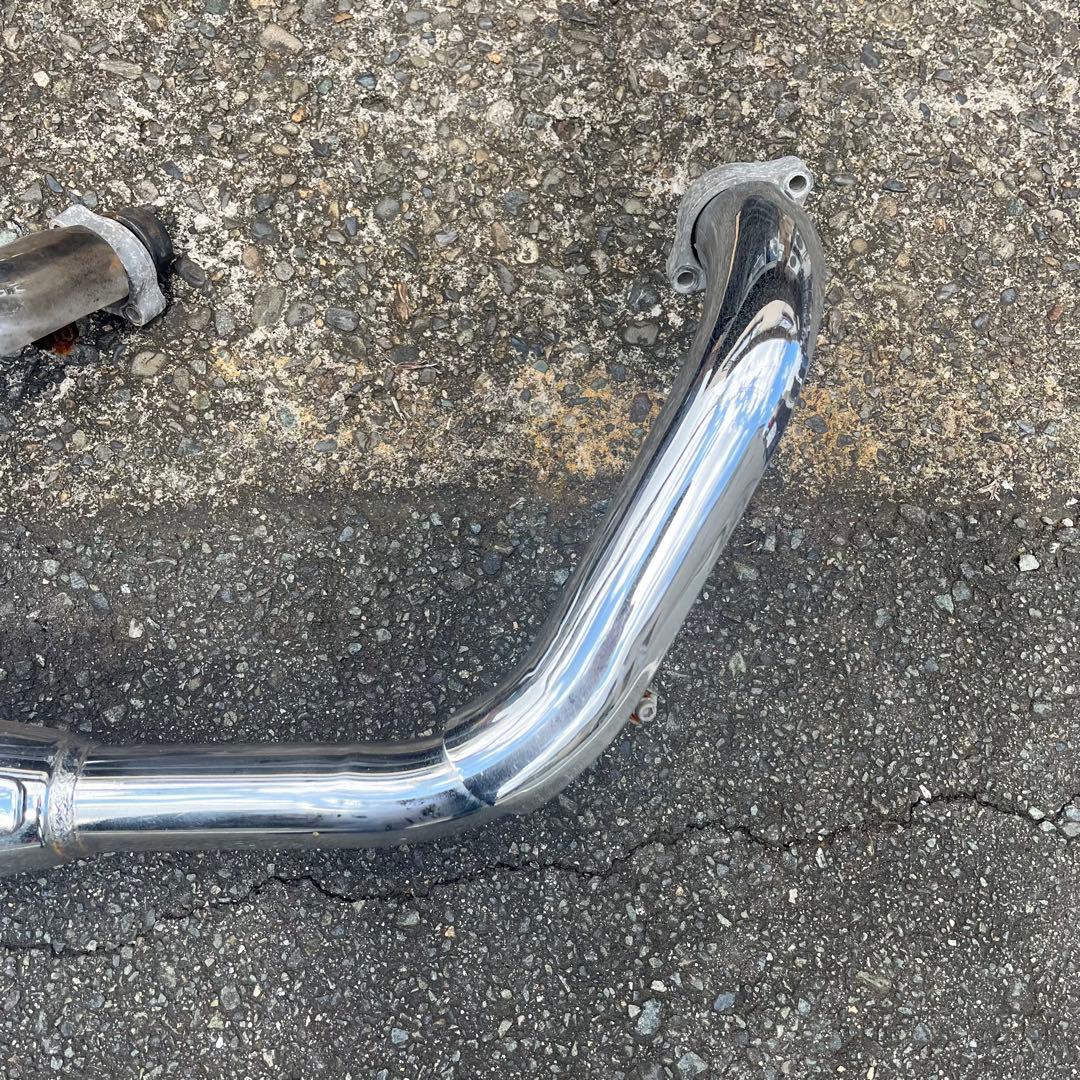 スティード400取り外し　純正マフラー　中古