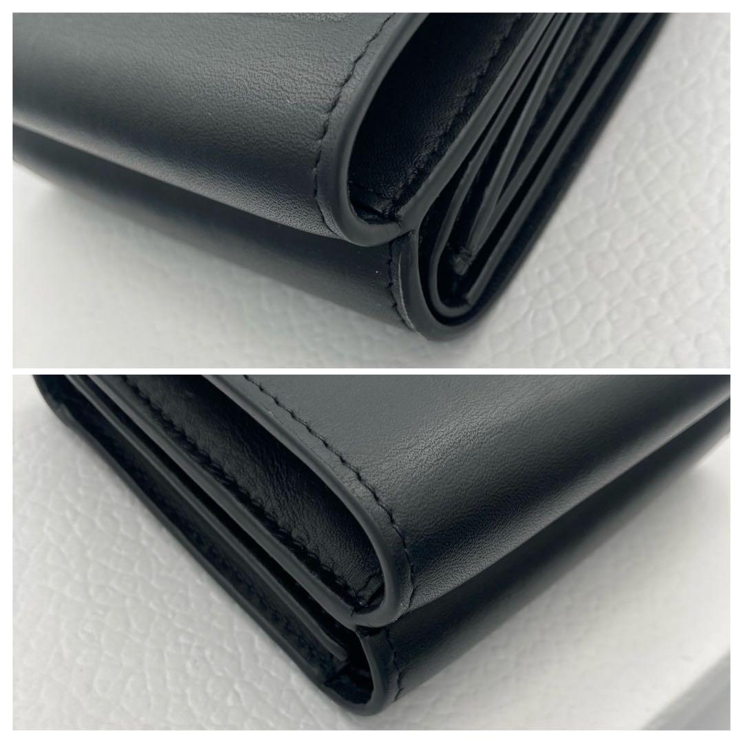 【極美品】LOEWE ロエベ　トライフォールドウォレット 三つ折り財布