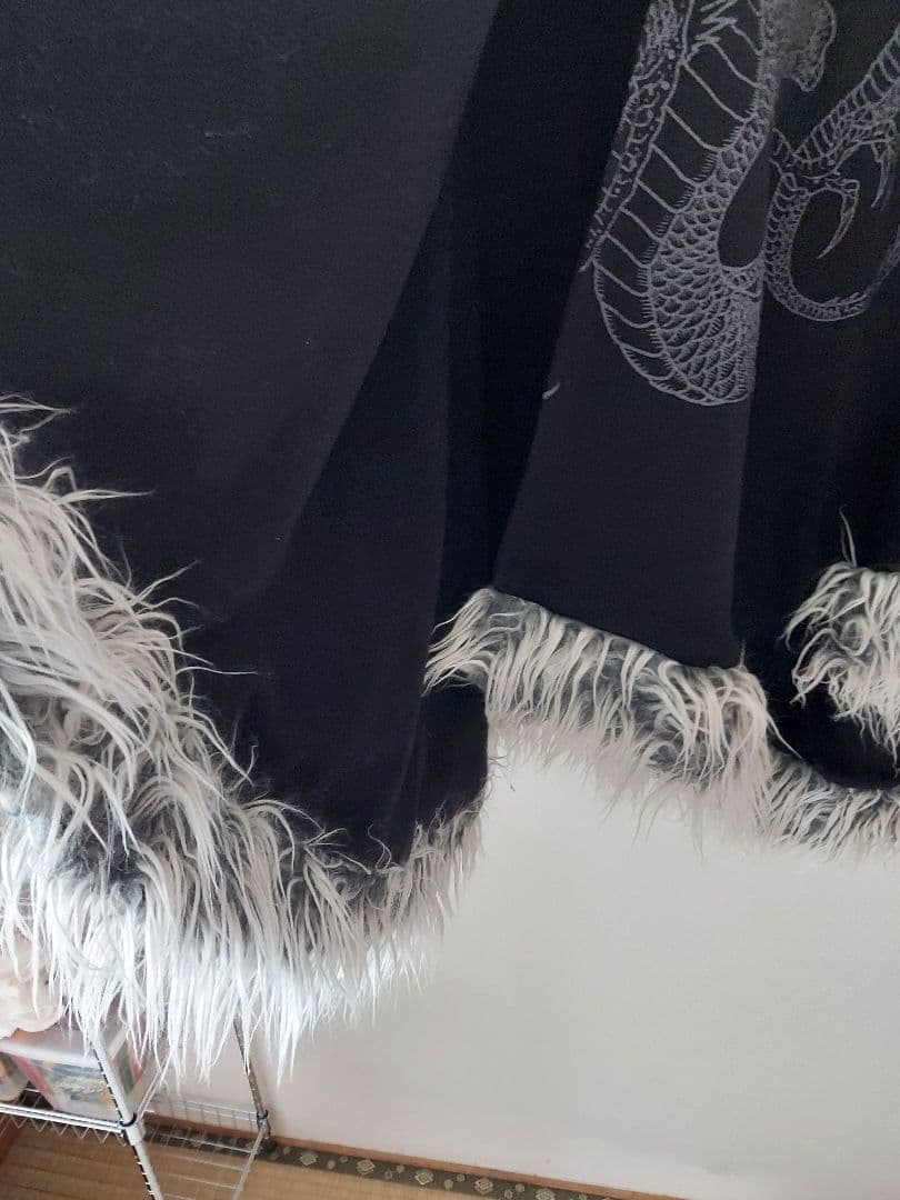 Qutie Frashキューティーフラッシュ/ブラックポンチョマントコート