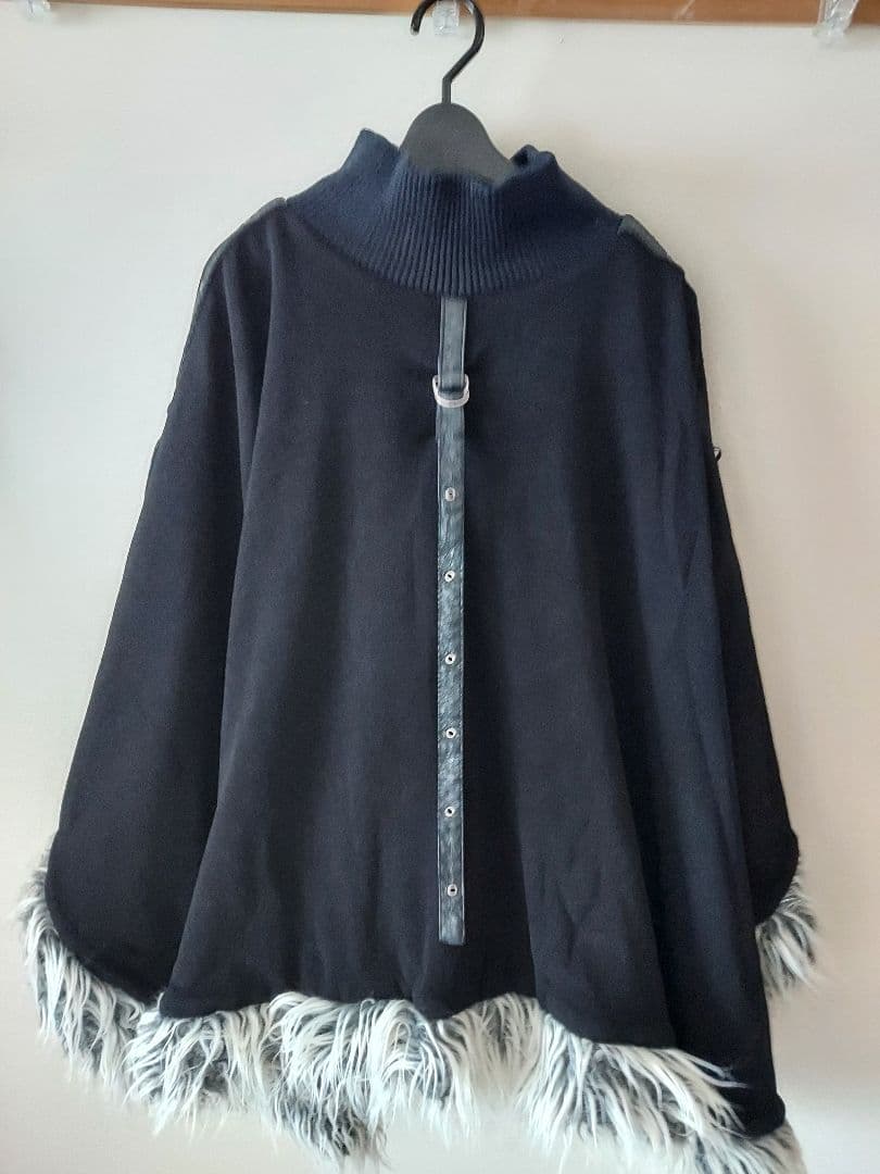 Qutie Frashキューティーフラッシュ/ブラックポンチョマントコート