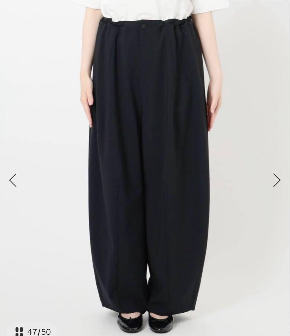 34size ウォッシャブル コクーンパンツ