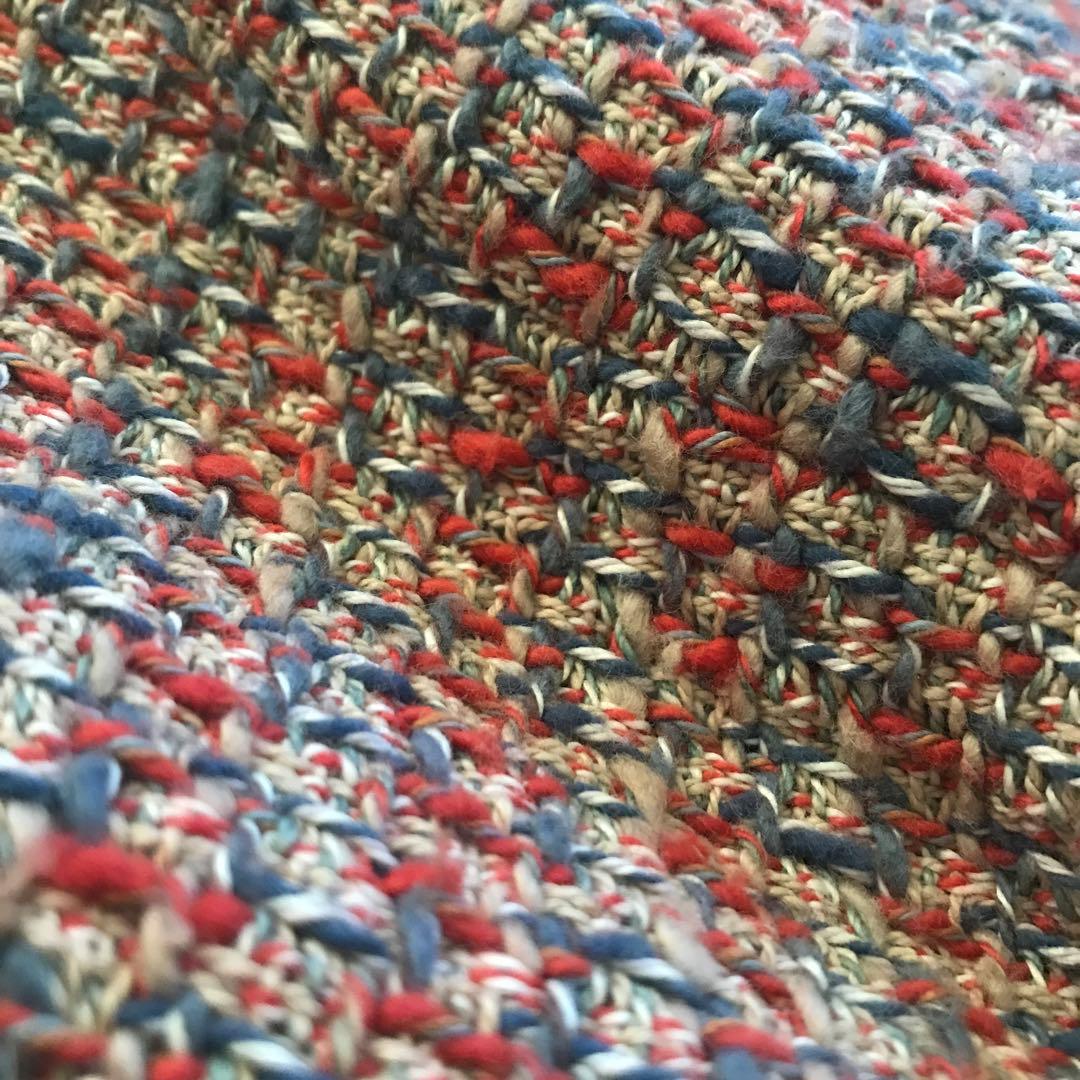 45R ミックスツイードノーカラージャケット