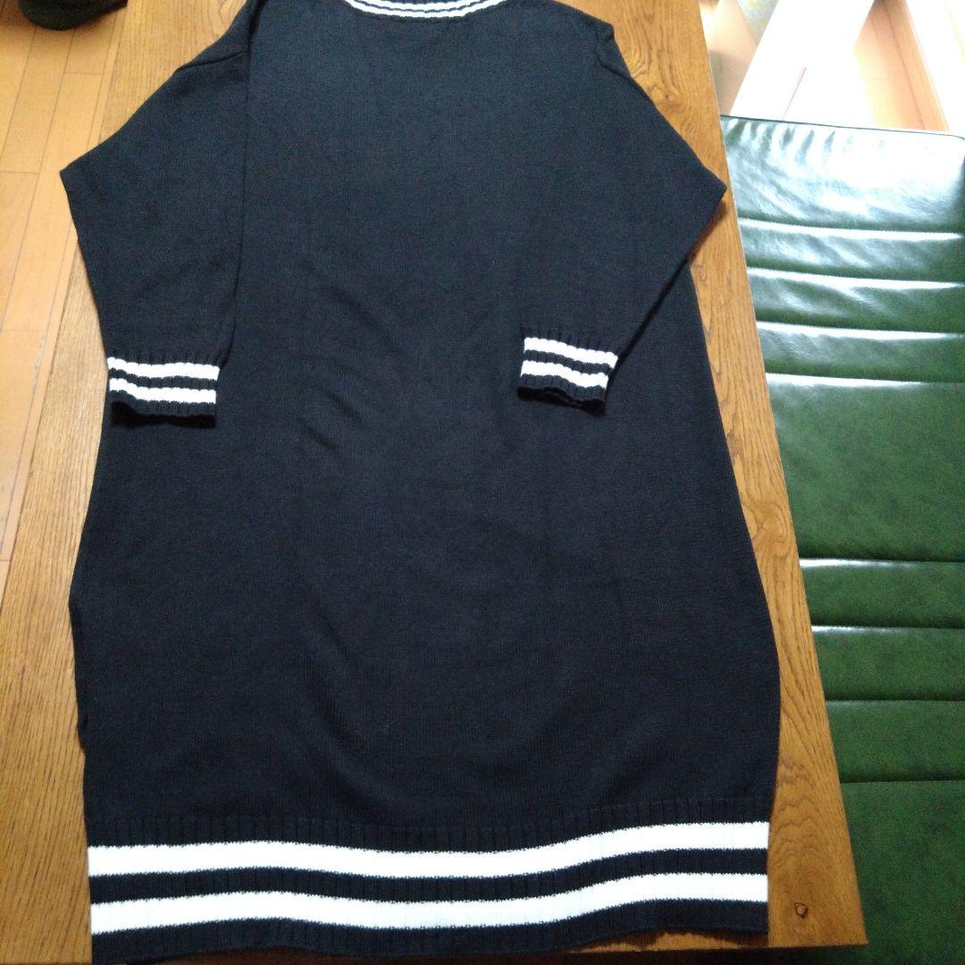 ヒステリックグラマー　GUITAR GIRL編込 ワンピース　Vネック