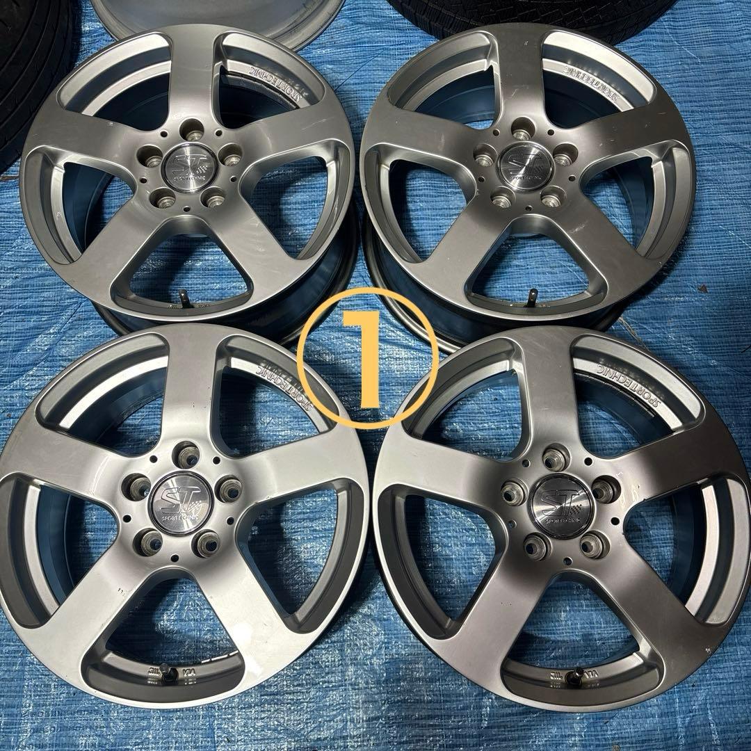SPORTECNIC １６インチ　ホイール　４本セット　PCD112　①