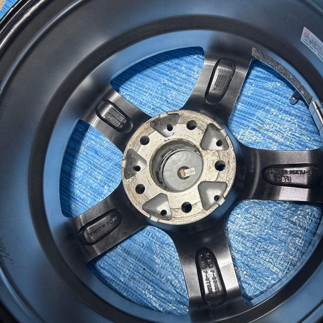 SPORTECNIC １６インチ　ホイール　４本セット　PCD112　①