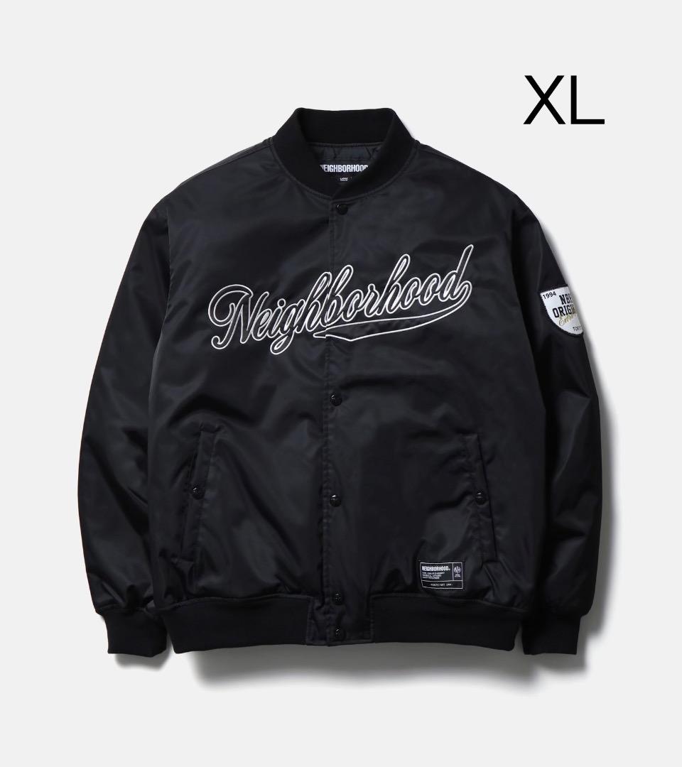 ウェア NEIGHBORHOOD BASEBALL JACKET BLACK