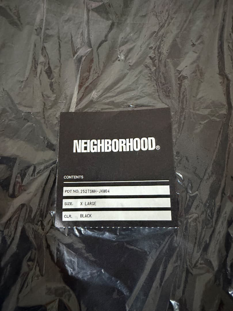 ウェア NEIGHBORHOOD BASEBALL JACKET BLACK