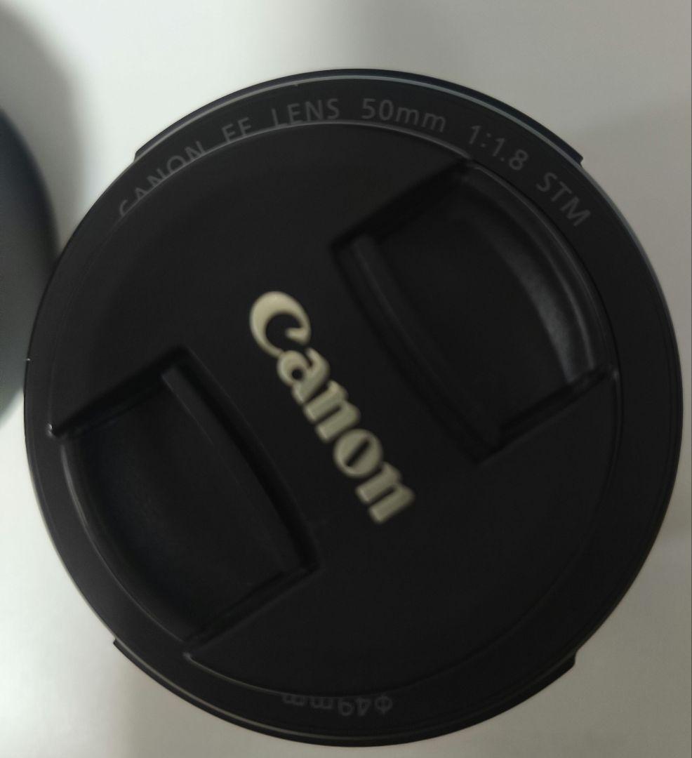 美品　Canon EF 50mm F1.8 STM　純正フード付！