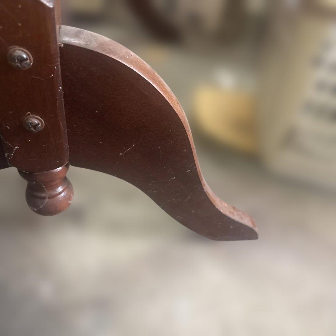 木製オーバルスタンドミラー