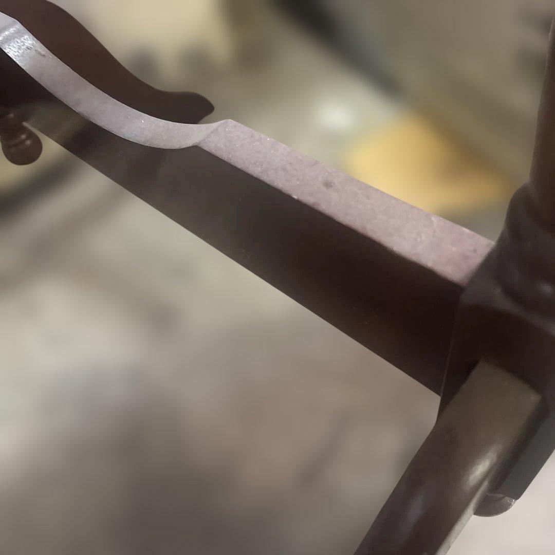 木製オーバルスタンドミラー