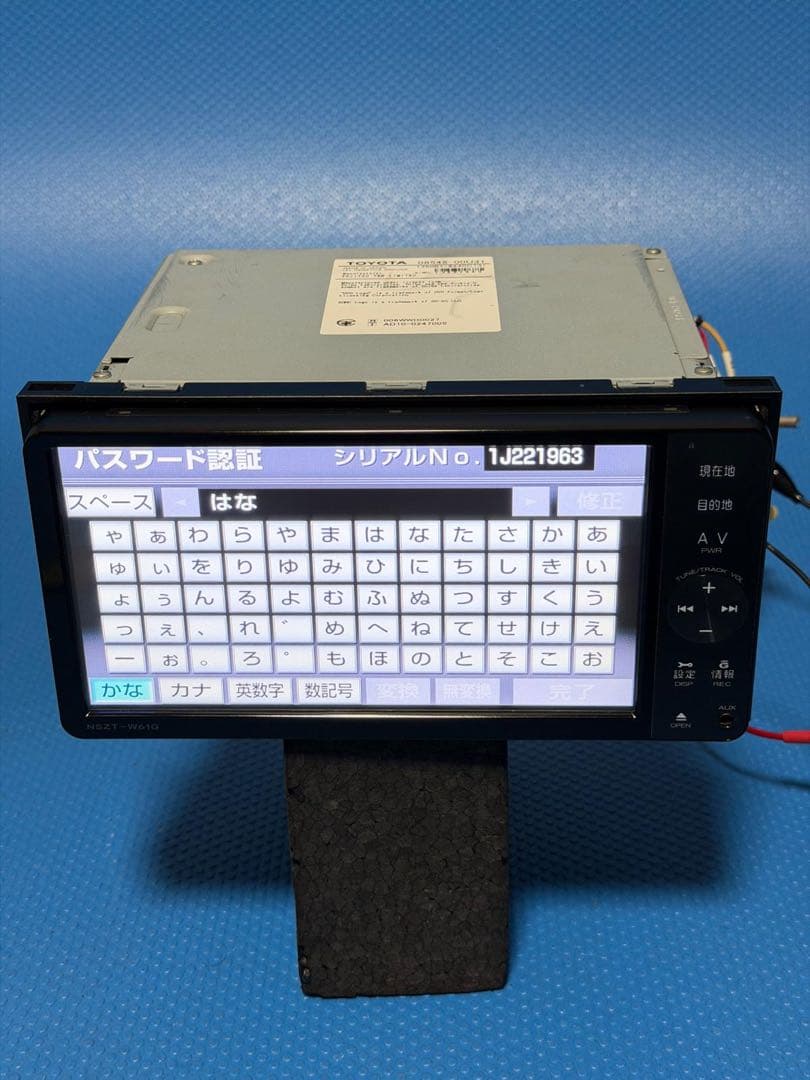 トヨタ NSZT-W61G メモリーナビ　2018
