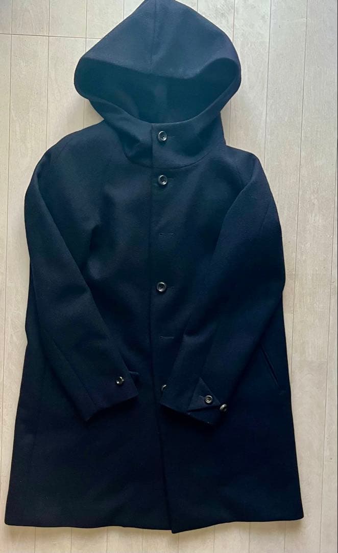 美品 EEL Products オリオンコート ネイビー S クリーニング済