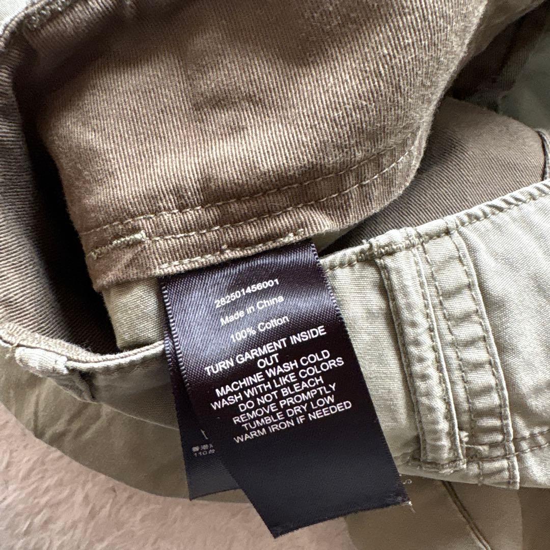 RRL ラルフローレン　ミリタリーカーゴショートパンツ　コットン　カーキ