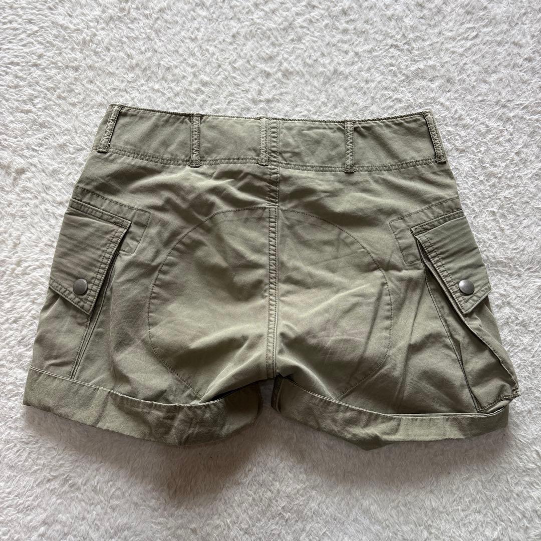 RRL ラルフローレン　ミリタリーカーゴショートパンツ　コットン　カーキ