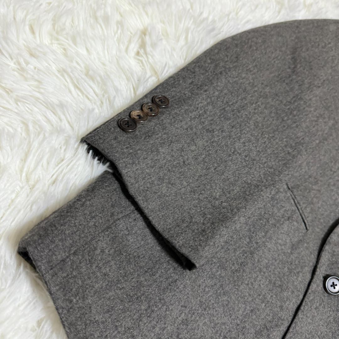 ラルフローレン　ウール　グレー　ダブル　セットアップ　ヴィンテージ　XL相当