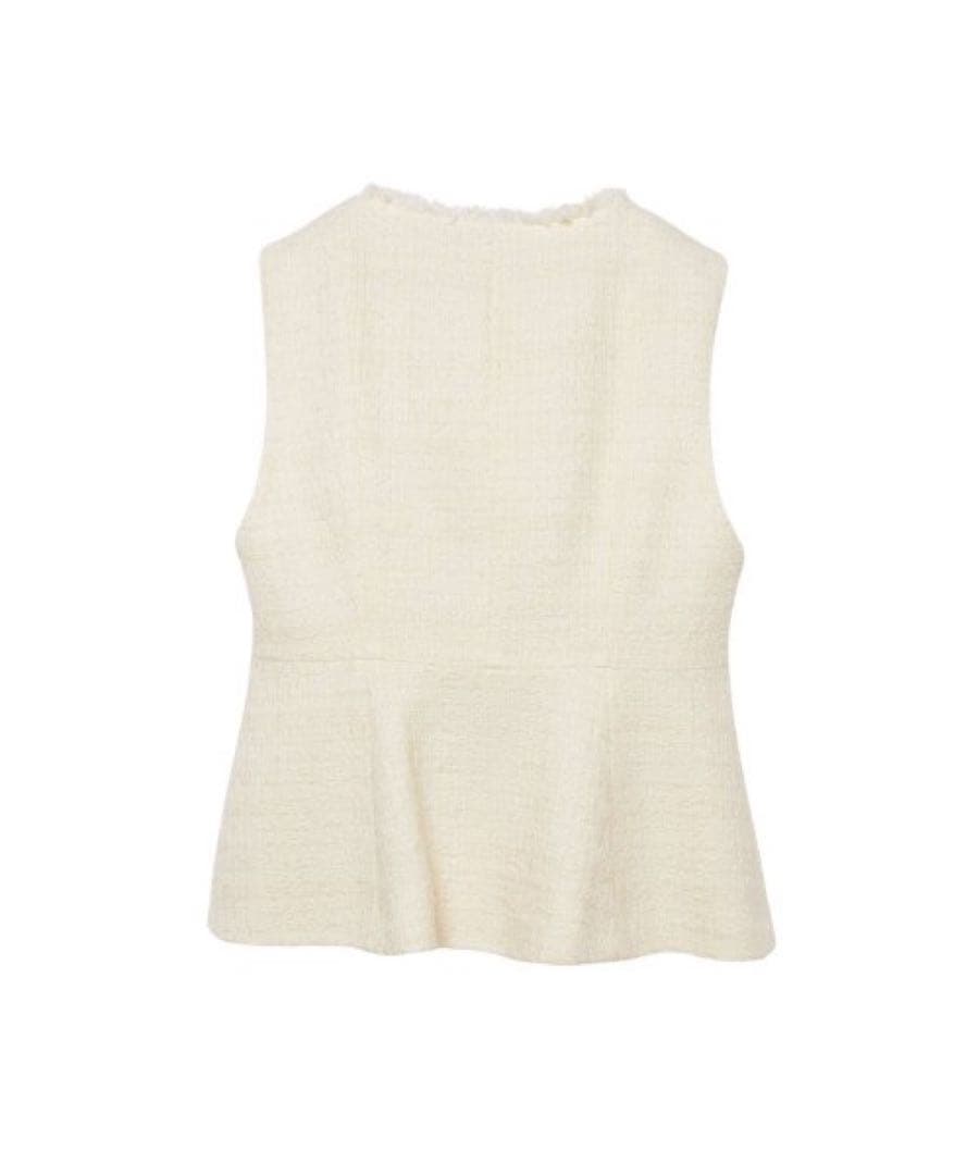 アナイ　フィルムツイードペプラムジレ