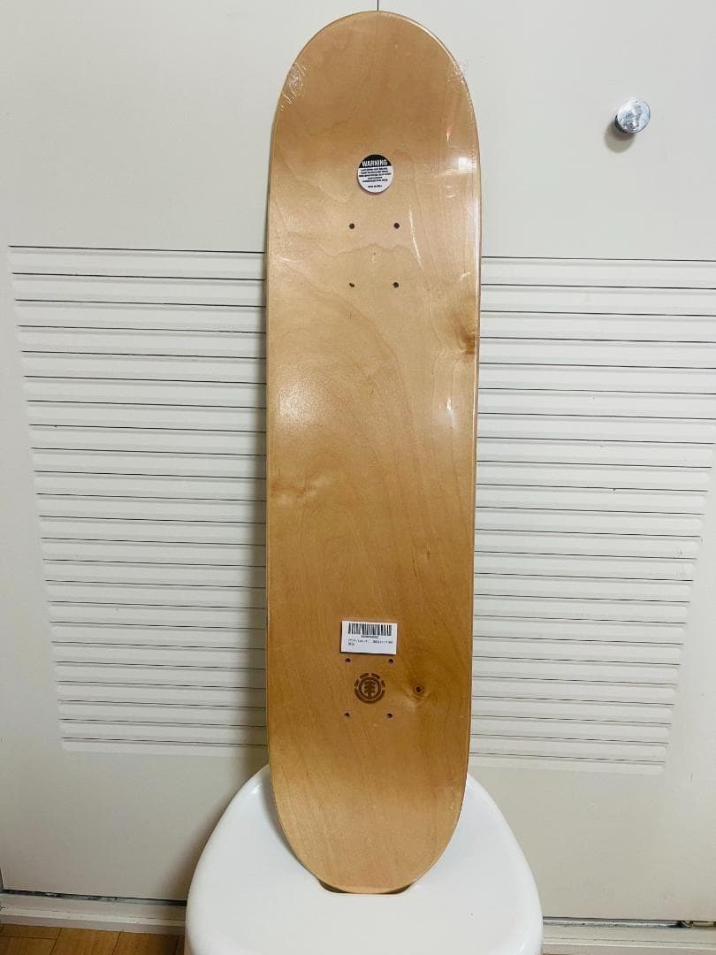 台湾製無地黒デッキテープ付き エレメント　ELEMENT　7.75デッキ