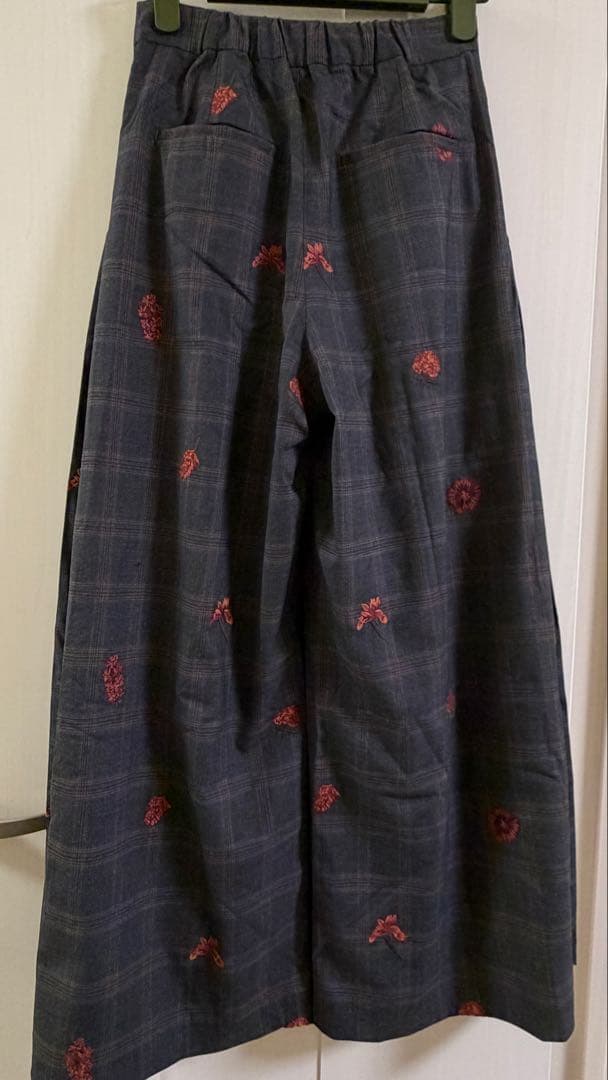 Ameri VINTAGE CHECK FLOWER PAPA JACKET 赤