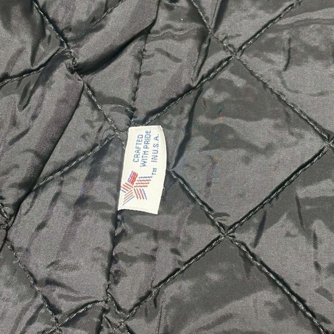 美品 Lサイズ ショット ピーコート キルティング USA製 ウール ブラック