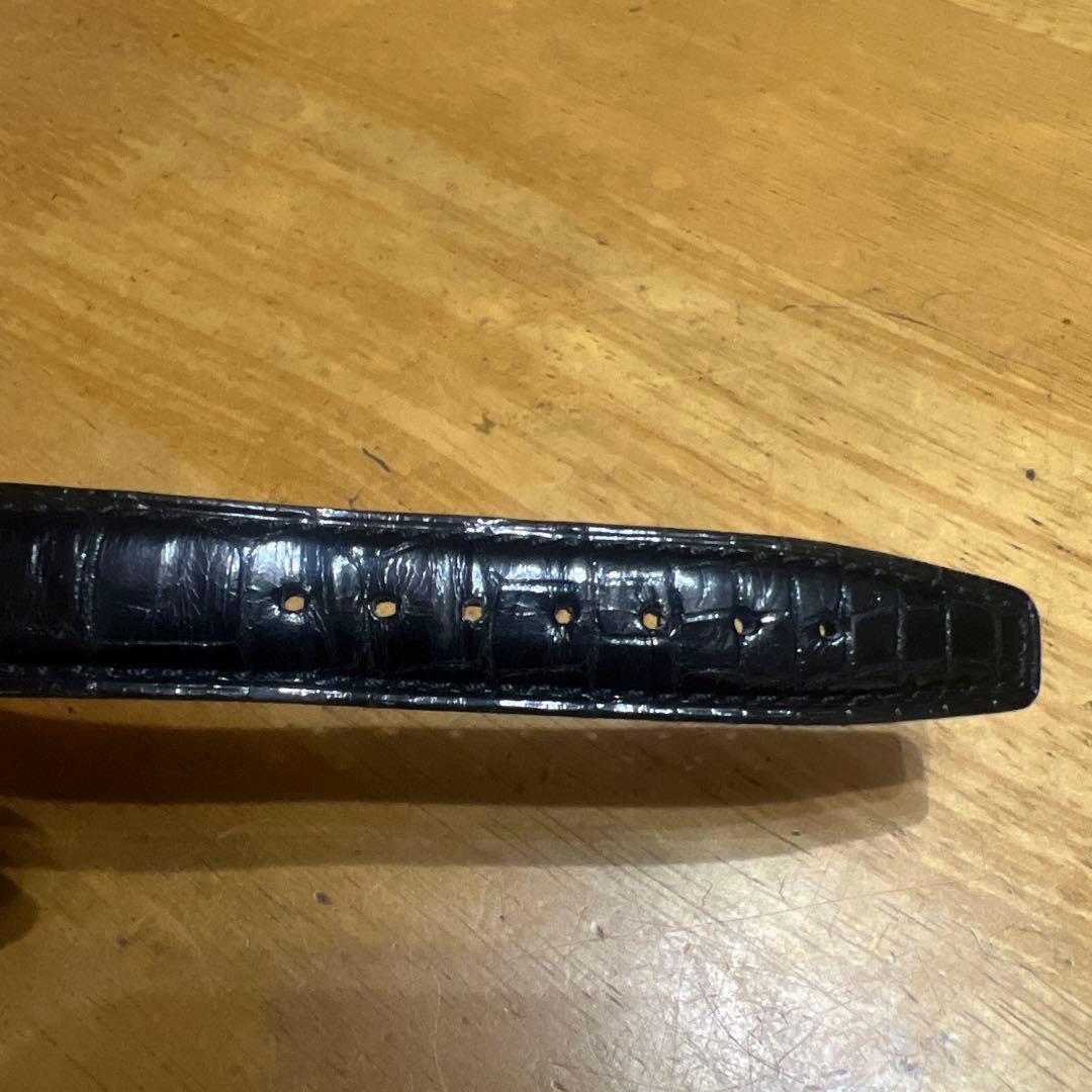 IWC ブラックレザーベルト クロコダイル
