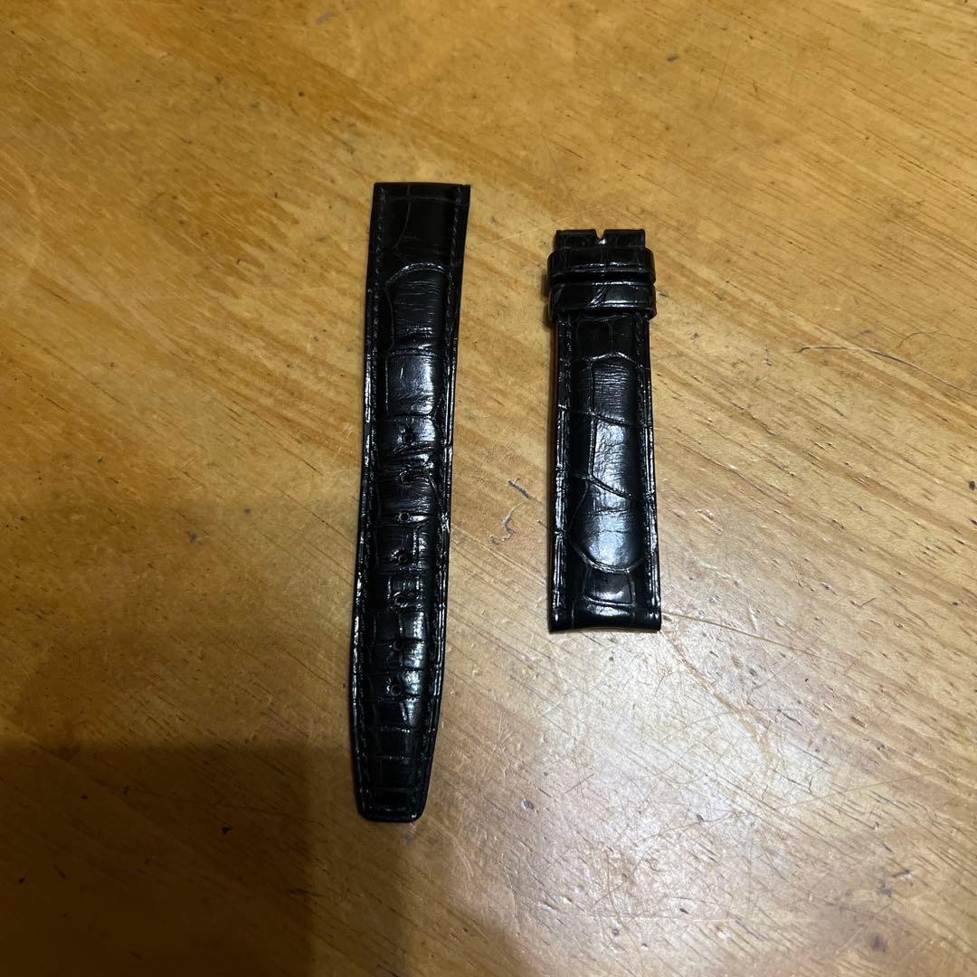 IWC ブラックレザーベルト クロコダイル