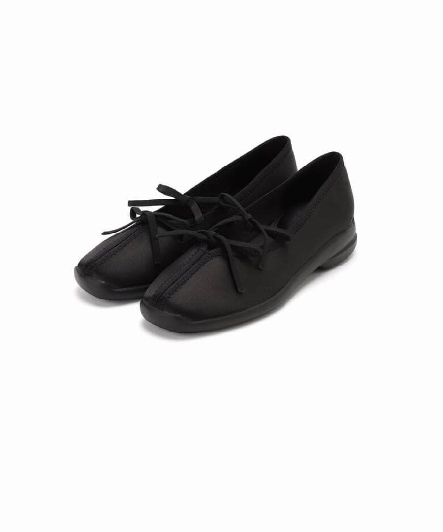 新品未使用 LE TALON Lダブルリボンバレリーナ ブラック 23.5