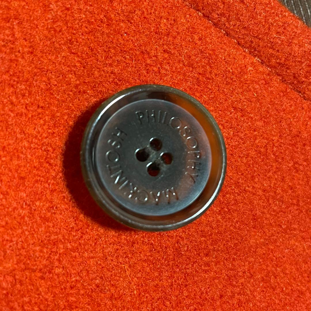 マッキントッシュフィロソフィー メルトンウールコート シングル　M